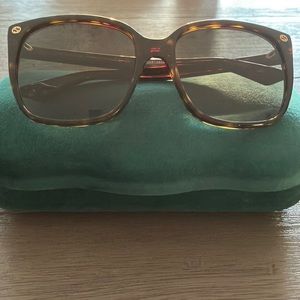 Brand new tortoise gucci sunglasses